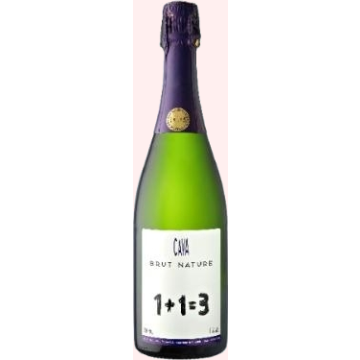 Cava "1+1=3" Brut Nature 75cl